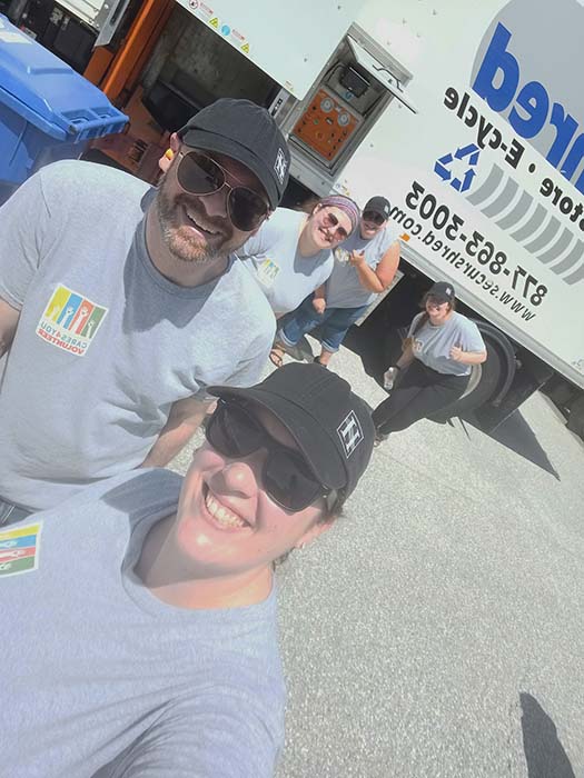 Heritage Family volunteers run our annual Shred 4 Good event
