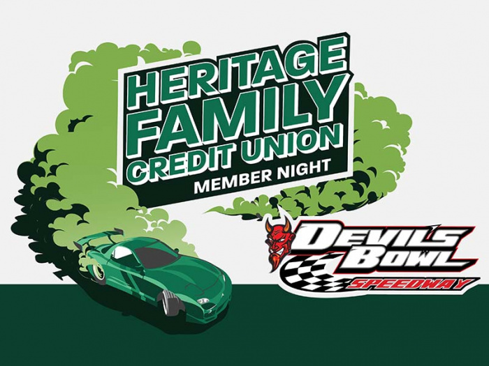 HFCU Member Night at Devil's Bowl Speedway. Image of Racecar