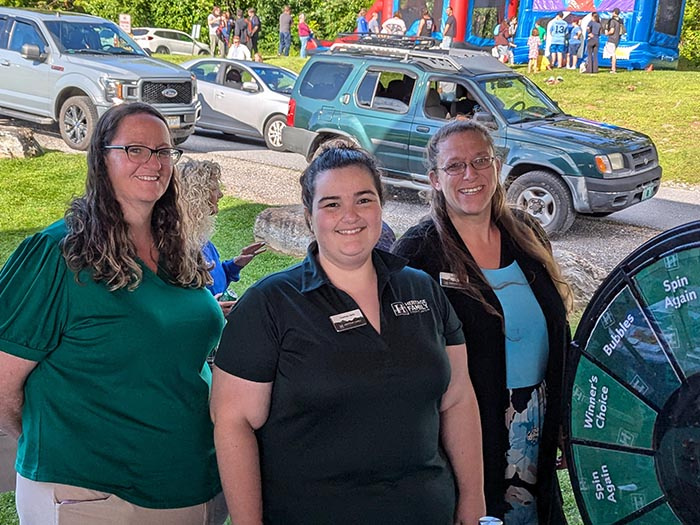 Bennington Branch Staff at a Community Event