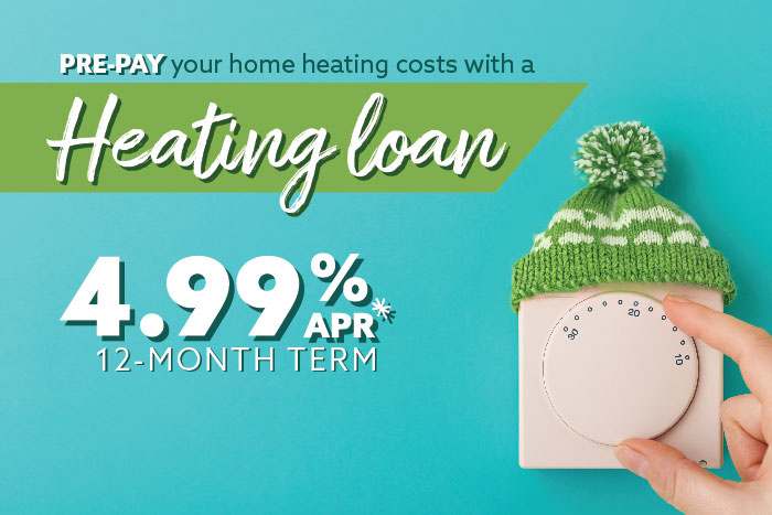 Pre-pay your home heating costs with a Heating loan 4.99% APR for 12 months