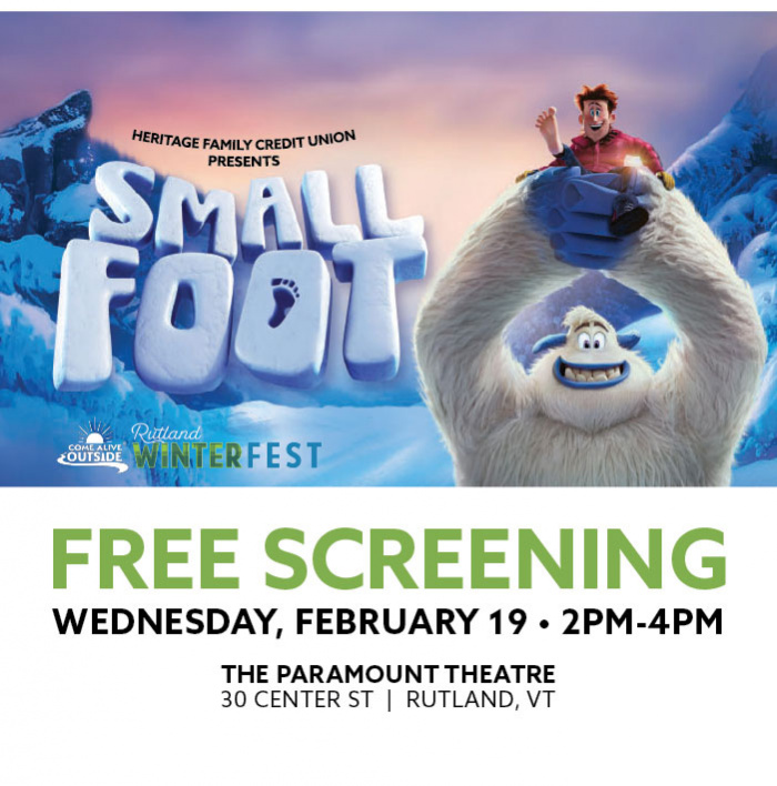 Smallfoot Free Screening. Image from movie artwork